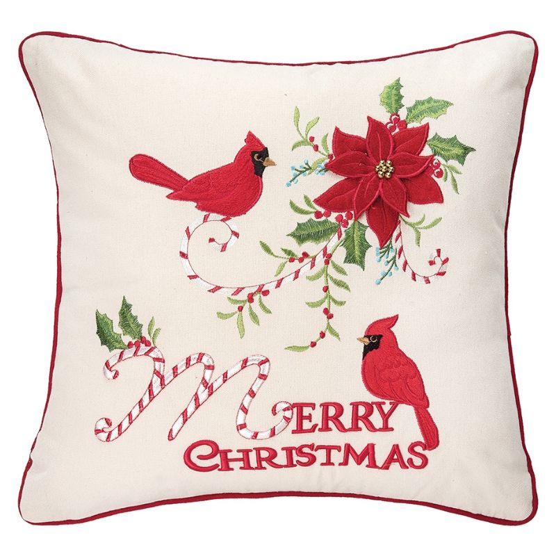Cardinal Cane Pillow
